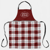 かわいい素朴農園の新鮮なクリスマスツリー エプロン (正面)