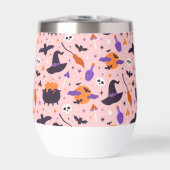 かわいい紫とピンクのハロウィンパターン (正面)