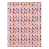 かわいい紫とピンクのハロウィンパターン テーブルクロス (正面)