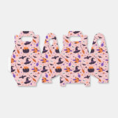 かわいい紫とピンクのハロウィンパターン フェイバーボックス (折り畳みなし)