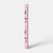 かわいい紫とピンクのハロウィンパターン SAMSUNG GALAXYケース (左側面)