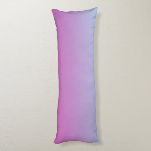かわいい紫と青グラデーション ボディピロー (裏面 (縦))
