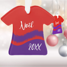 かわいい紫のドレス オーナメント