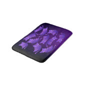 かわいい紫のネオンキットグループ バスマット (アングル)