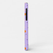 かわいい紫のハロウィーンの幽霊模様のスマホケース Case-Mate iPhoneケース (裏面/左)