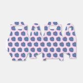 かわいい紫のハートケーキの模様 フェイバーボックス (折り畳みなし)