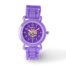 かわいい紫のバレンタインデー、漫画の子供