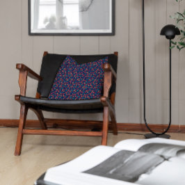 かわいい紫のピンクのターコイズコンテンポラリー蝶 クッション