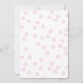 かわいい紫の怪物 |ベビーシャワー招待状 招待状 (裏面)