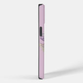 かわいい紫の水彩花の猫 - Flora Case-Mate iPhoneケース (裏面 / 右)