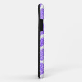 かわいい紫の鳩ハートバレンタインデーのパターン Case-Mate iPhoneケース (裏面/右)