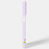 かわいい紫フクロウ Case-Mate iPhoneケース (裏面 / 右)