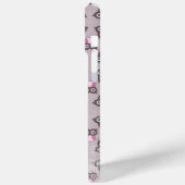 かわいい紫梟のパターン Case-Mate iPhoneケース (裏面 / 左)