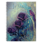 かわいい紫色のノート ノートブック (正面)