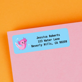 かわいい紫色のピンクの軸表バブルと名前 ラベル