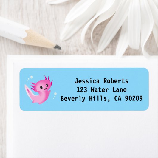 かわいい紫色のピンクの軸表バブルと名前 ラベル (インサイチュ)