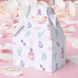 かわいい紫色の子供ダイノサウルス 誕生日グッズ フェイバーボックス