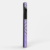 かわいい紫色の格子縞及びラインストーンIの電話5カバー Case-Mate iPhoneケース (裏面/右)