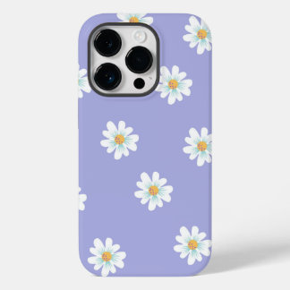 かわいい紫色の花のケース Case-Mate iPhone 14 PROケース