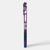 かわいい紫色の花柄 Case-Mate iPhoneケース (裏面 / 左)