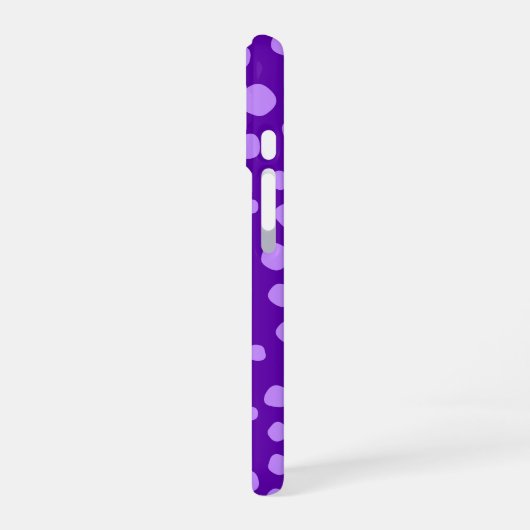 かわいい紫 iPhone 16ケース (左側面)