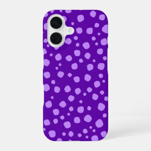 かわいい紫 iPhone 16ケース