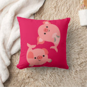 かわいい組の漫画Merpigs クッション (ブランケット)