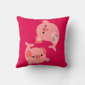 かわいい組の漫画Merpigs クッション (裏面)