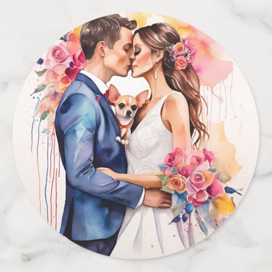 かわいい結婚カップルへ|過去記事おもしろい コンフェッティ (ラージ正面)