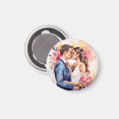 かわいい結婚カップルへ|過去記事おもしろい マグネット (正面/裏面)