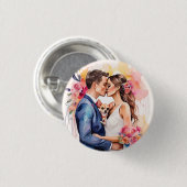 かわいい結婚カップルへ|過去記事おもしろい 缶バッジ (正面&裏面)