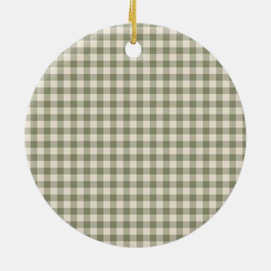 かわいい結婚クリスマス セラミックオーナメント (裏面)