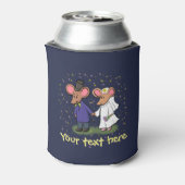 かわいい結婚ネズミの漫画はクーラー 缶クーラー (缶裏面)