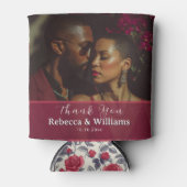 かわいい結婚式の引き出物ラベル 缶クーラー (正面)