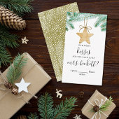 かわいい結婚式前お楽しみ会 推測のキッスゲーム エンクロージャーカード