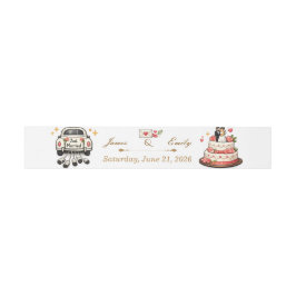 かわいい結婚式招待状 ベリーバンド 招待状ベリーバンド