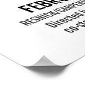 かわいい結婚映画ポスター写真テンプレート ポスター (角)