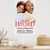 かわいい結婚映画ポスター写真テンプレート ポスター (キッチン)