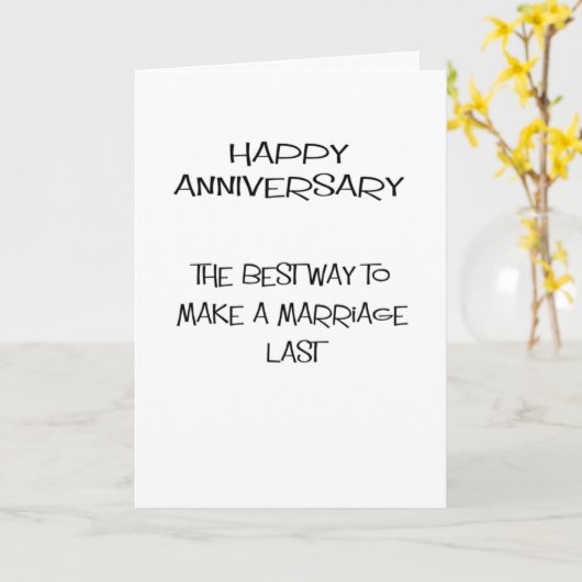 かわいい結婚記念日のお祝い カード (黄色い花)