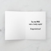 かわいい結婚記念日の願い カード (内部)