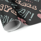 かわいい結婚10周年 ラッピングペーパー (ロールコーナー)