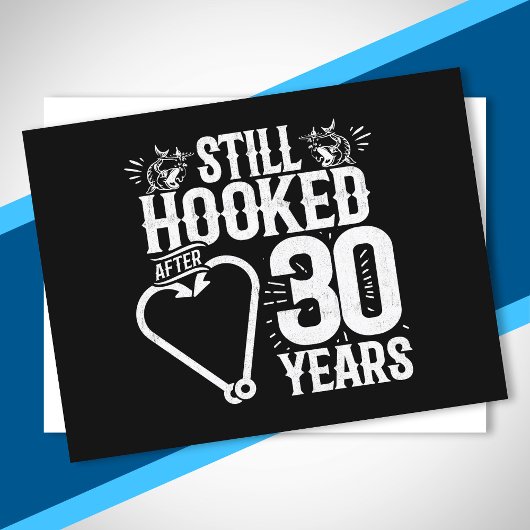 かわいい結婚30周年 カップル 結婚30年目 ポストカード