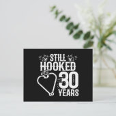 かわいい結婚30周年 カップル 結婚30年目 ポストカード (スタンド正面)