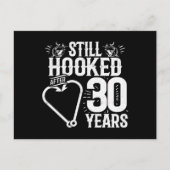 かわいい結婚30周年 カップル 結婚30年目 ポストカード (正面)