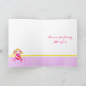 かわいい絵の妖女ラグドールのお誕生日カード カード (内部)