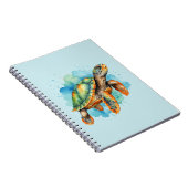 かわいい絵を描ウミガメ ノートブック (右側)