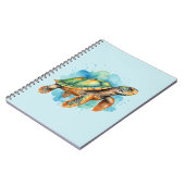 かわいい絵を描ウミガメ ノートブック (左側)