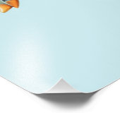 かわいい絵を描ウミガメ フォトプリント            (角)