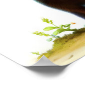 かわいい絵を描ムースのデジタル ポスター (角)