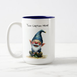 かわいい絵を描格言の水色 ツートーンマグカップ